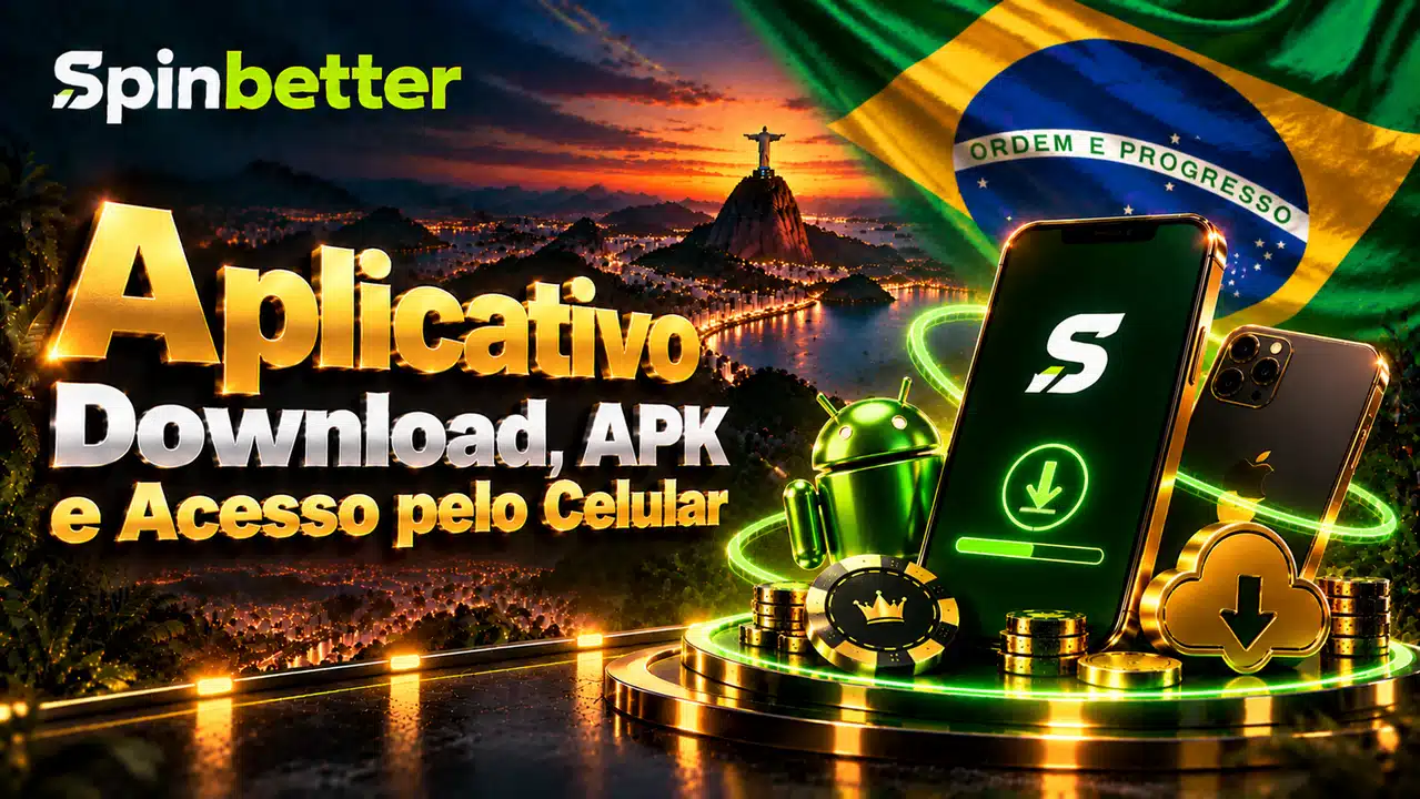 Aplicativo SpinBetter para celular